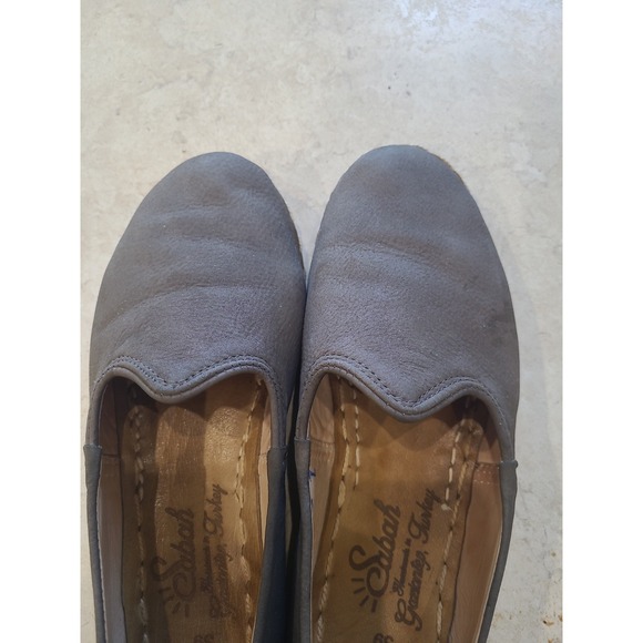 Sabah Leather Handmade  Loafers Ashland Gray Men SZ 39 US 7.5-8 quiet luxury - Picture 10 of 11